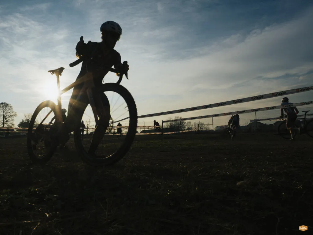 Turin international cyclocross 2022. silhouette